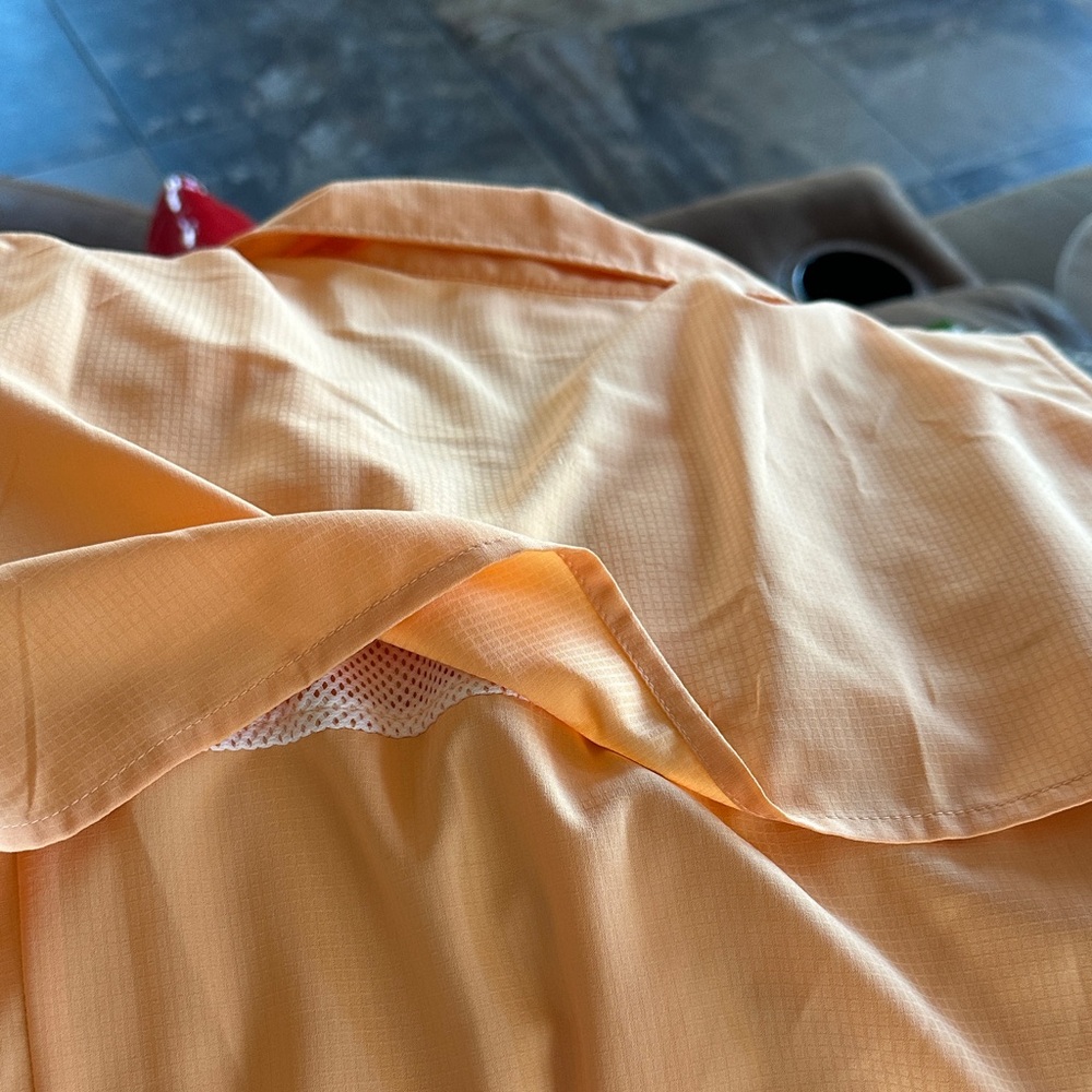 Columbia Light Orange Sleeveless Shirt - Picture 7 of 7